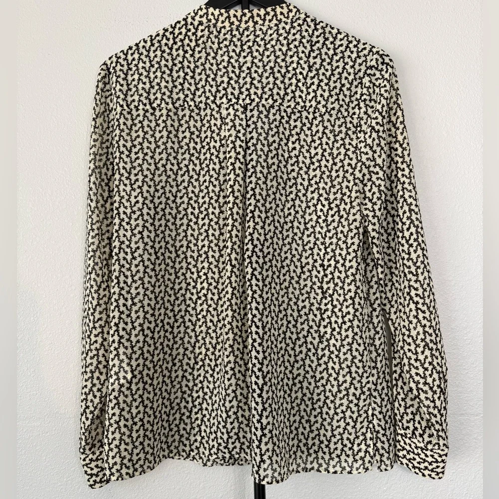 Reiss Lea Desert Trail Print Shirt Women’s Size 8 - Picture 15 of 16